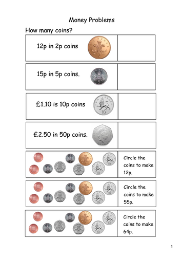 Year 2 SATs Style Money Reasoning Problems | Teaching Resources