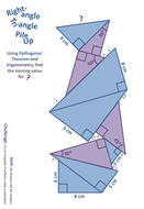 Right-Angle Triangle Pile Up | Teaching Resources