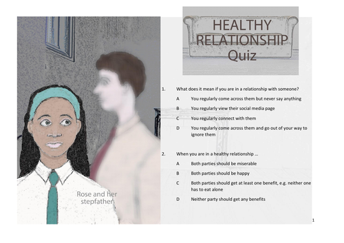 Healthy Relationship Quiz | Teaching Resources