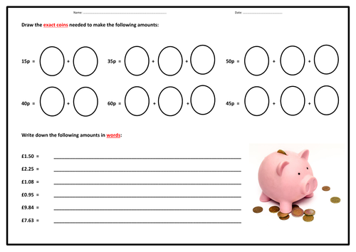 Make Money - Worksheet