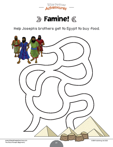 Joseph Activity Book for Beginners | Teaching Resources