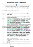 6 mark exam answer template writing frame EXPLAIN AQA Geography GCSE ...