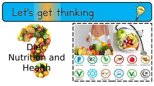 AQA GCSE Food Preparation & Nutrition section 1 lesson 19