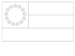 Flag of the Confederate States of America (1861-1863) Coloring Pages