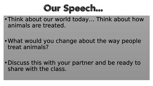 PERSUASIVE SPEECHES - YEAR 6 - Lesson 4 - The use of Repetition