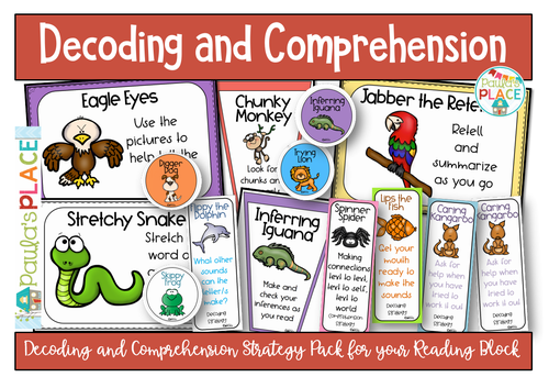 Decoding and Comprehension Reading Strategy Pack | Teaching Resources