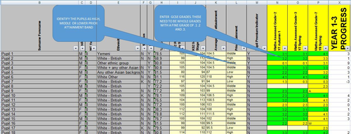 GCSE GRADE - PUPIL PREMIUM VS OTHER PUPILS GRADE TRACKER - MATHS ...