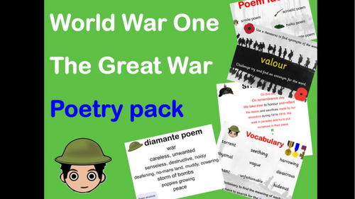 world war 1 creative writing task