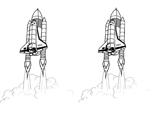 Space Shuttle Coloring Pack