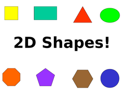 2D Shapes - Slide Show! by Lresources4teachers | Teaching Resources