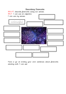 Year 1 Describing Fireworks Lesson Inc Presentation and Differentiated