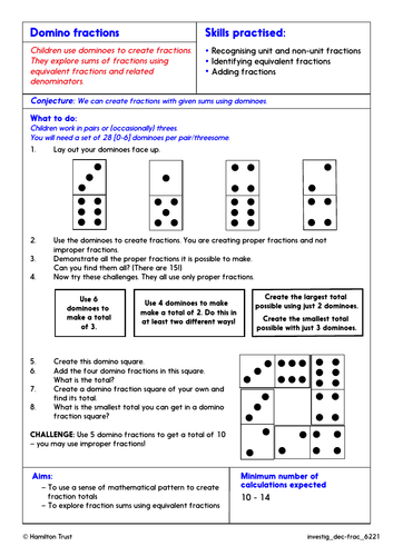 equivalent fractions problem solving year 6