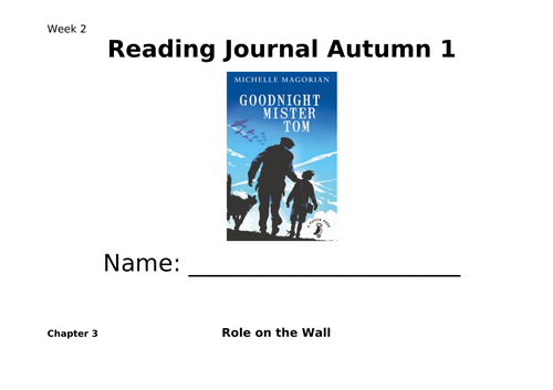 Goodnight Mr Tom Reading Journals Y5 | Teaching Resources
