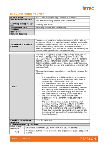 Btec lead internal verifier declaration form picture