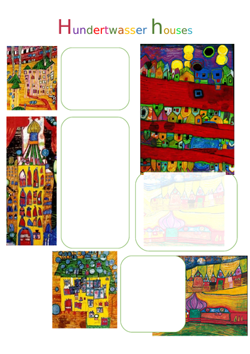 Art Worksheet Hundertwasser Ceramic pot