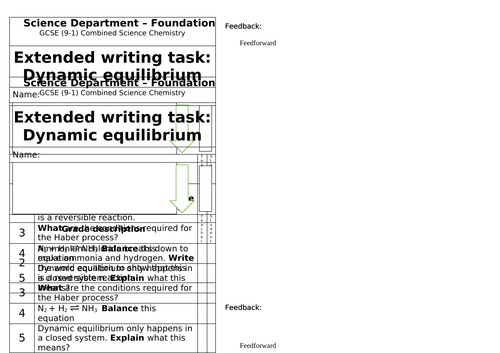 GCSE Combined Science Chemistry Homework / Worksheets | Teaching Resources