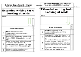 Combined science topics image