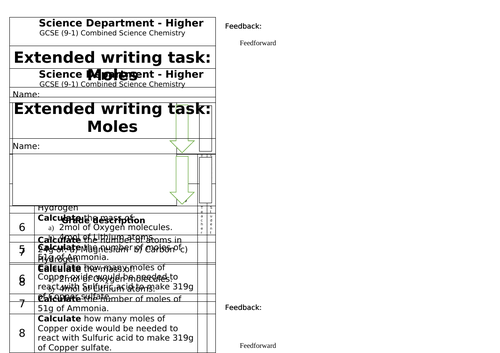 GCSE Combined Science Chemistry Homework / Worksheets | Teaching Resources