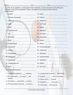 movement prepositions jumbled words spanish worksheet teaching resources