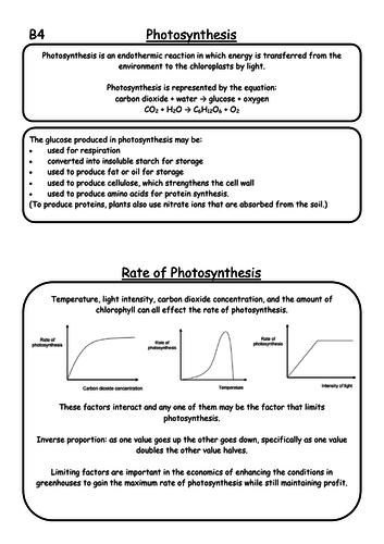 aqa-gcse-biology-paper-1-revision-notes-teaching-resources