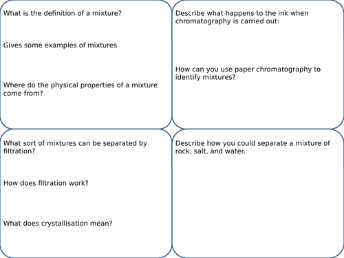 New AQA GCSE Chemistry Separate/Trilogy - Mixtures & separating ...