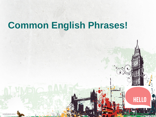 Common English Phrases - ESL