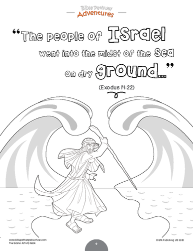 The Exodus Coloring Activity Book &amp; Lesson Plans | Teaching Resources