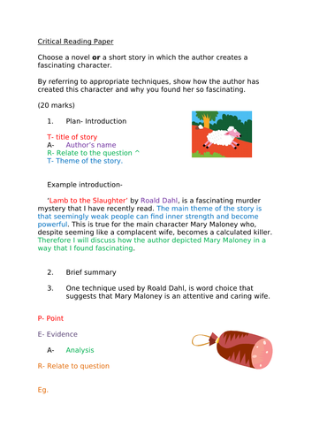 Lamb To The Slaughter Comprehension Questions