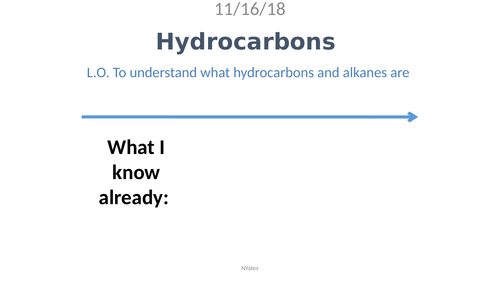 C9.1 Hydrocarbons