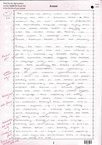 A Level English Language - Language Change | Teaching Resources