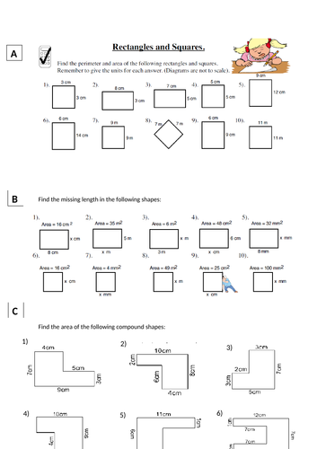 Area of a Rectangle | Teaching Resources