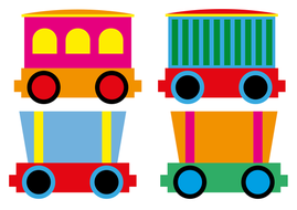 NUMBER BONDS TO 10 using DOMINO TRAINS - PDF to print out TRAINS and