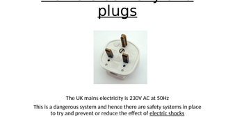 GCSE Science / Physics / (AQA P2) Mains electricity, plugs ...