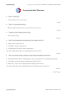 GCSE Biology (9-1) - Communicable/Infectious Disease - Worksheet and