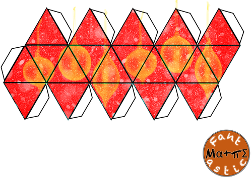 Christmas Icosahedron Nets  Teaching Resources