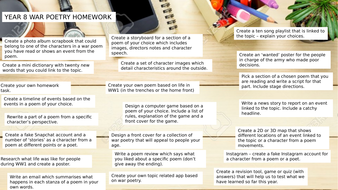 War poetry homework 08 image