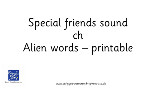 Special Friends sound ch pack