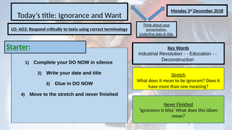 Ignorance and Want - A Christmas Carol | Teaching Resources