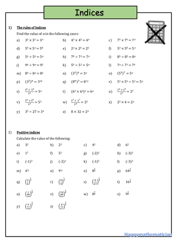 powers-and-roots-with-answers-teaching-resources