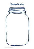 Vocabulary Jar Template | Teaching Resources