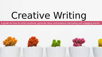 creative writing presentation ideas