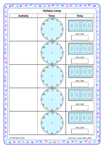 Teaching Presentation: Tell time to nearest minute: am/pm ( Year 4 ...