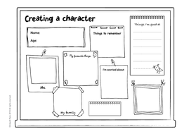 Creating a Character Templates | Teaching Resources
