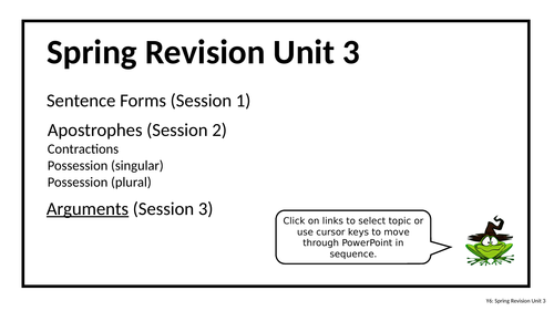 Year 6 - Harry Potter themed SATs revision plans - Unit 3 - Instructions & rules