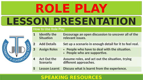 presentation role play