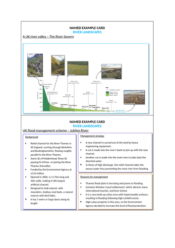 river case study geography