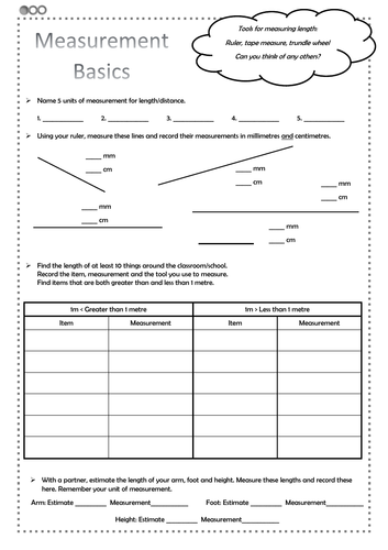 Measurement - Length - Maths - KS2 - Differentiated | Teaching Resources