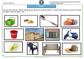 Materials and their Properties Science Plastic | Teaching Resources