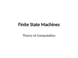 Finite State Machines - AQA A Level Computer Science | Teaching Resources