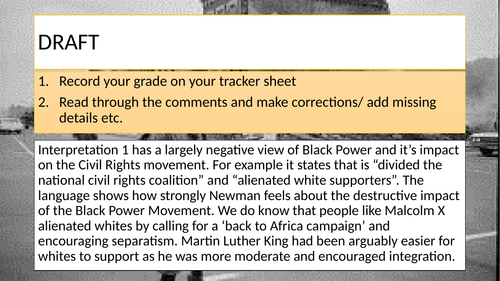 Civil Rights. Edexcel GCSE Conflict at Home and Abroad - Watts and MLK Assassination